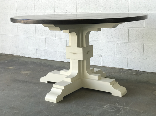 Round Charles Trestle Table