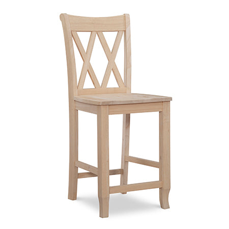 Double X Back Stool